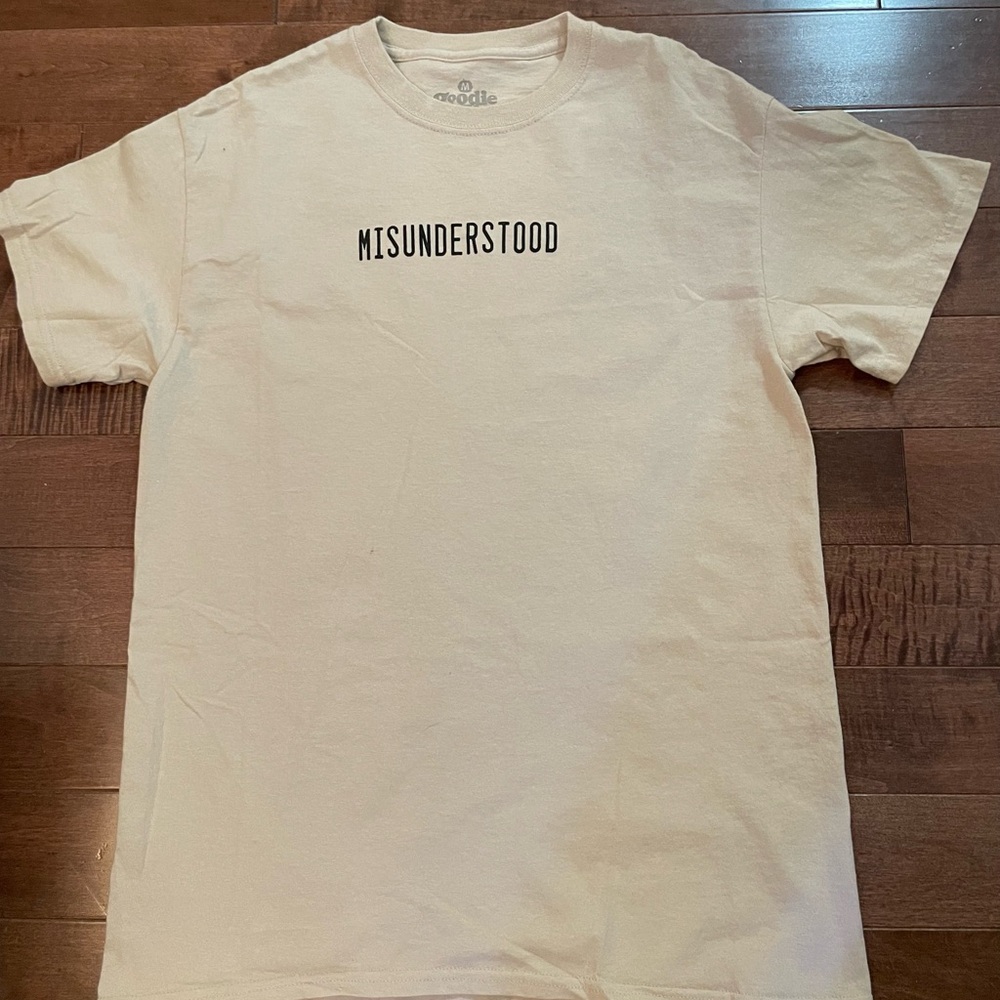 Short Sleeve Tee with #Misunderstood Print